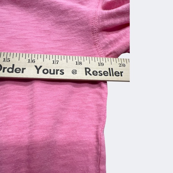 Z SUPPLY Sleep Shirt Tee S Pink V Neck Rolled Short Sleeves Lightweight Lounge - Picture 11 of 12